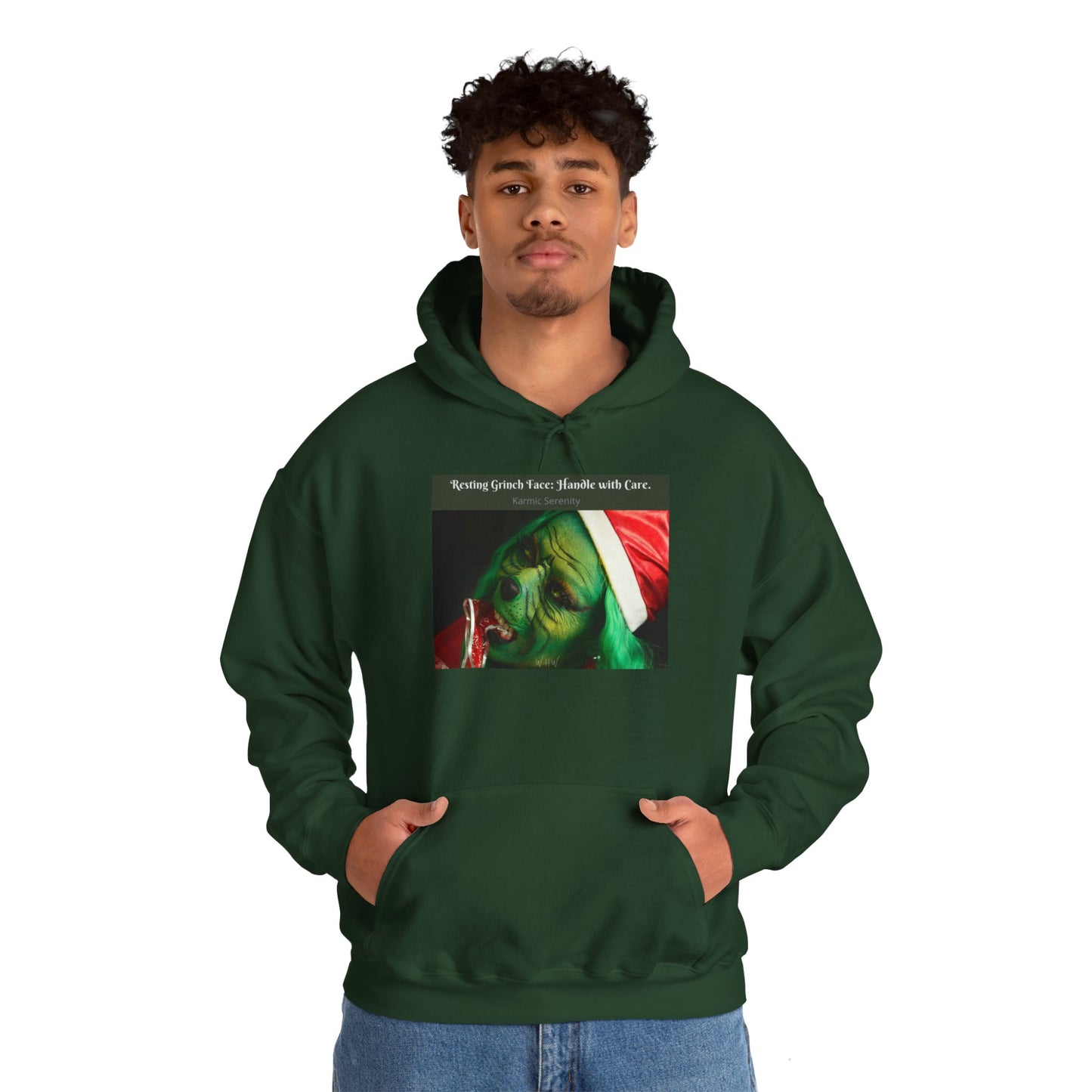 Cozy Grinch Unisex Holiday Hoodie