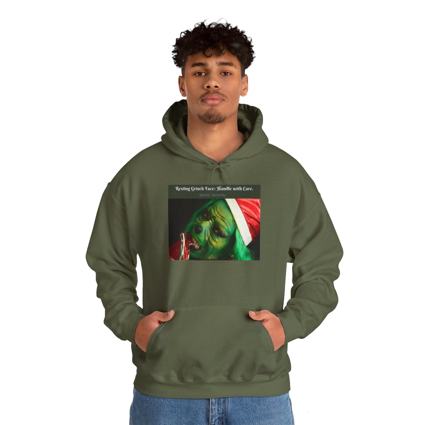 Cozy Grinch Unisex Holiday Hoodie